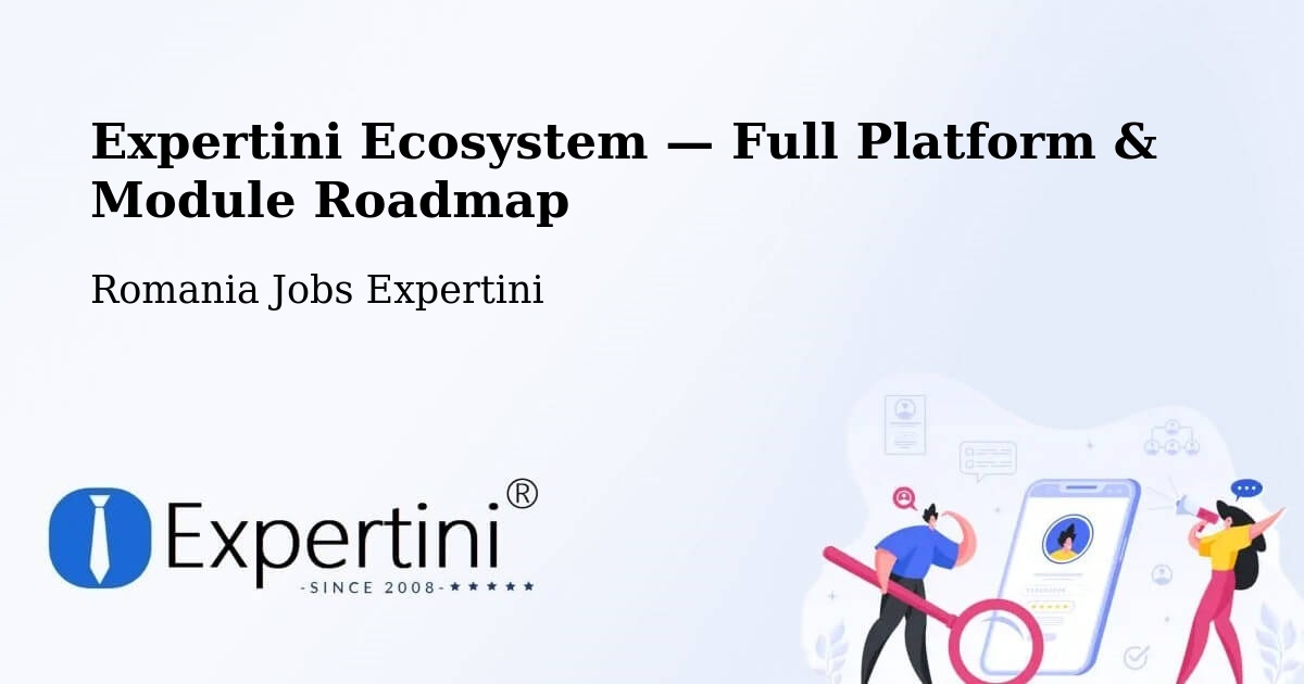 Expertini Ecosystem — Full Platform & Module Roadmap – Chițoc